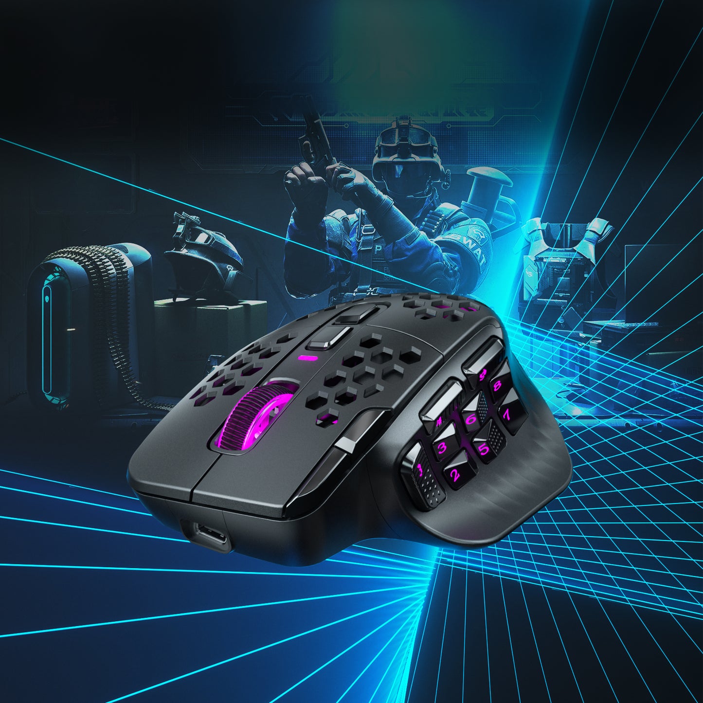 SM809 Pro Wireless Gaming Mouse